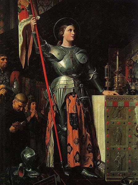 Jean Auguste Dominique Ingres Joan of Arc at the Coronation of Charles VII. oil painting image